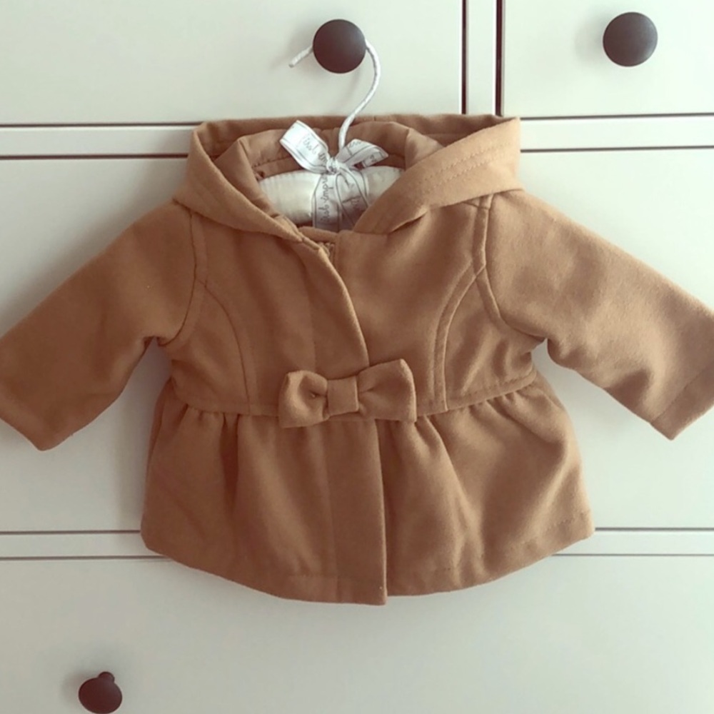 Tan Old Navy Coat 0-3 M